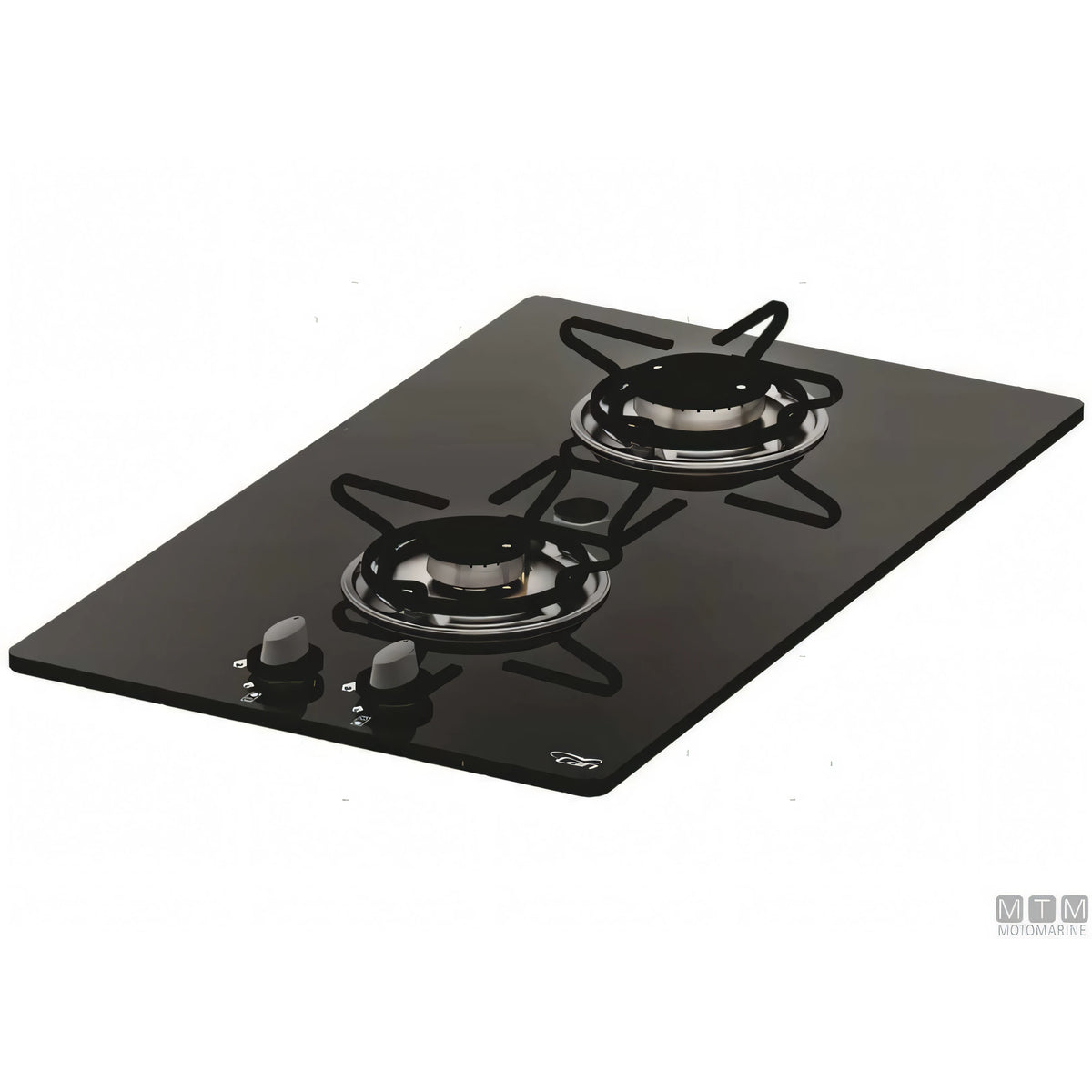 Can Fornello 2 Fuochi Chrystal 2 vetro temperato — PV1351 - 280x380 mm