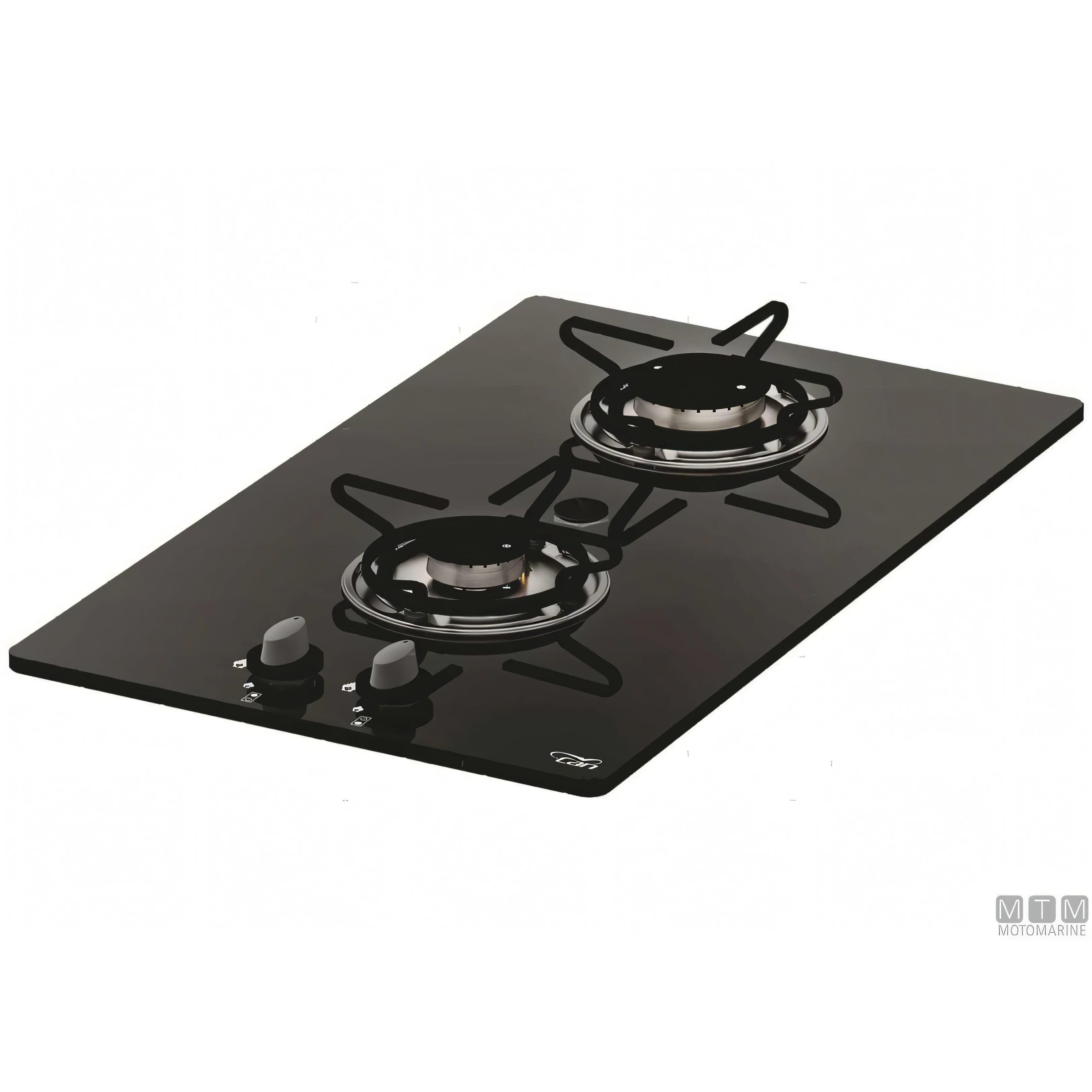 Can Fornello 2 Fuochi Chrystal 2 vetro temperato — PV1357 - 500x300 mm