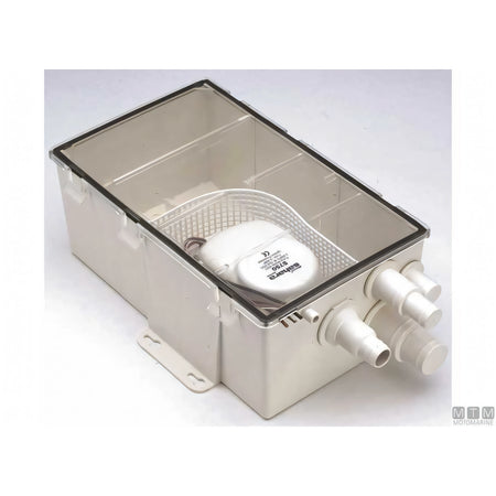 Attwood pozzetto raccolta acque grigie con pompa integrata — T500 12V - 500GPH