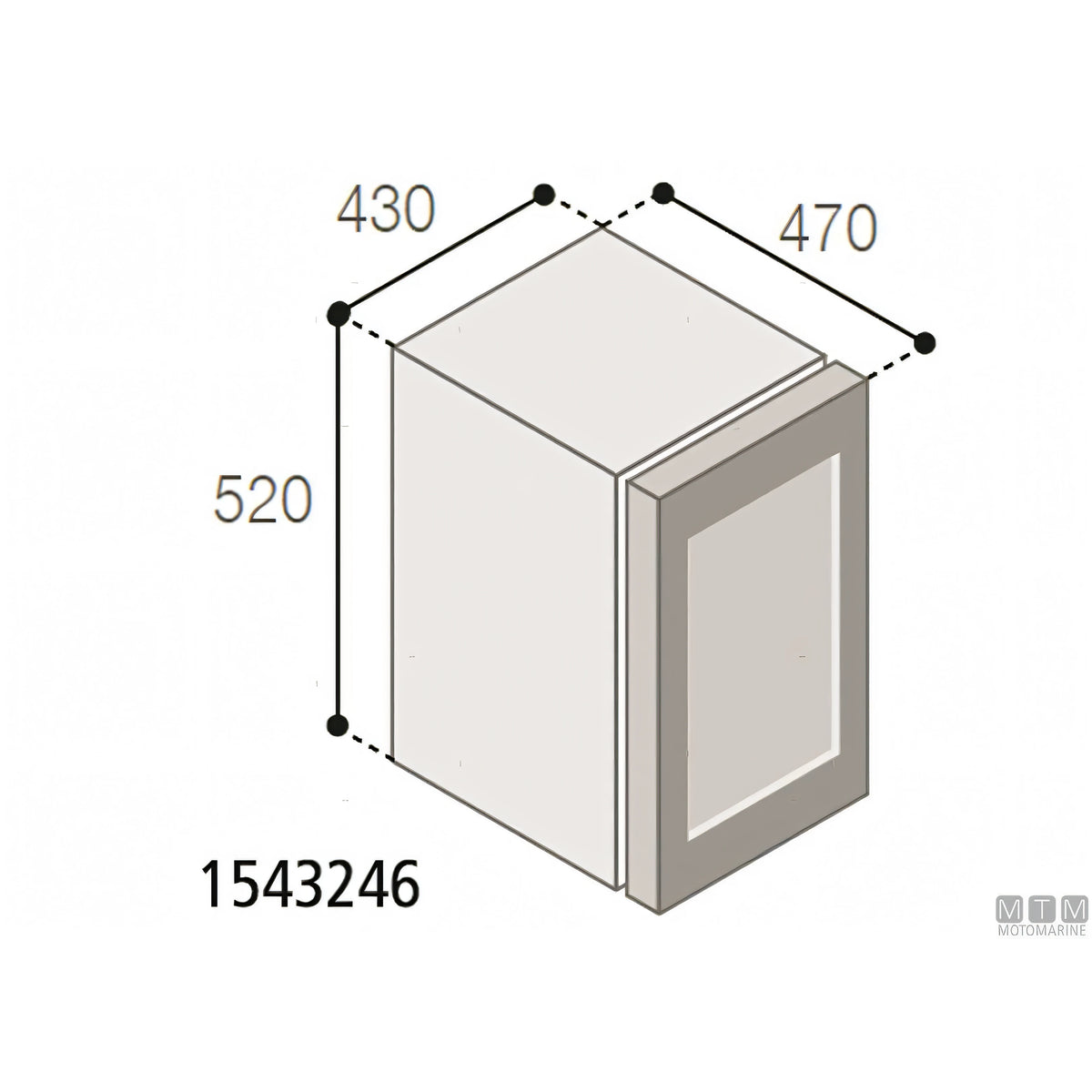 Frigorifero cantinetta Vitrifrigo DCW — 46L - 10 bottiglie