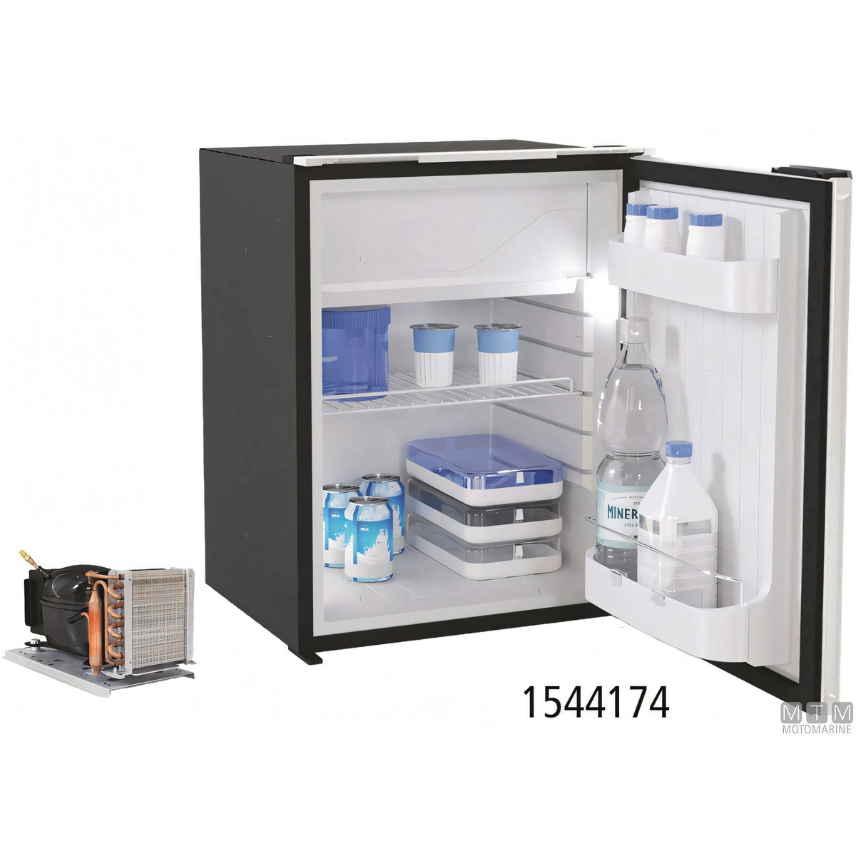 Vitrifrigo frigorifero marino Serie C compressore esterno — 75 L - Grigio