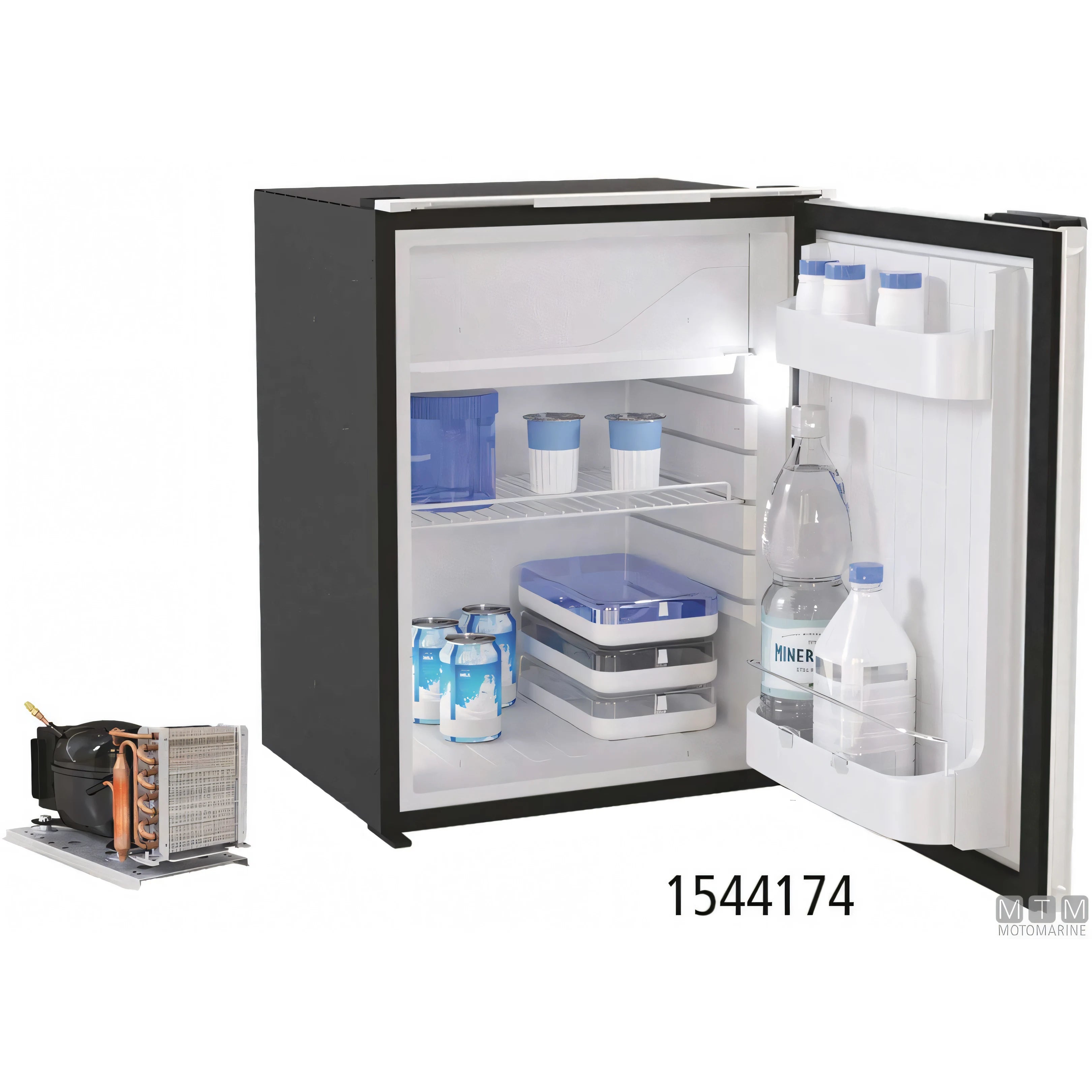 Vitrifrigo frigorifero marino Serie C compressore esterno — 75 L - Grigio