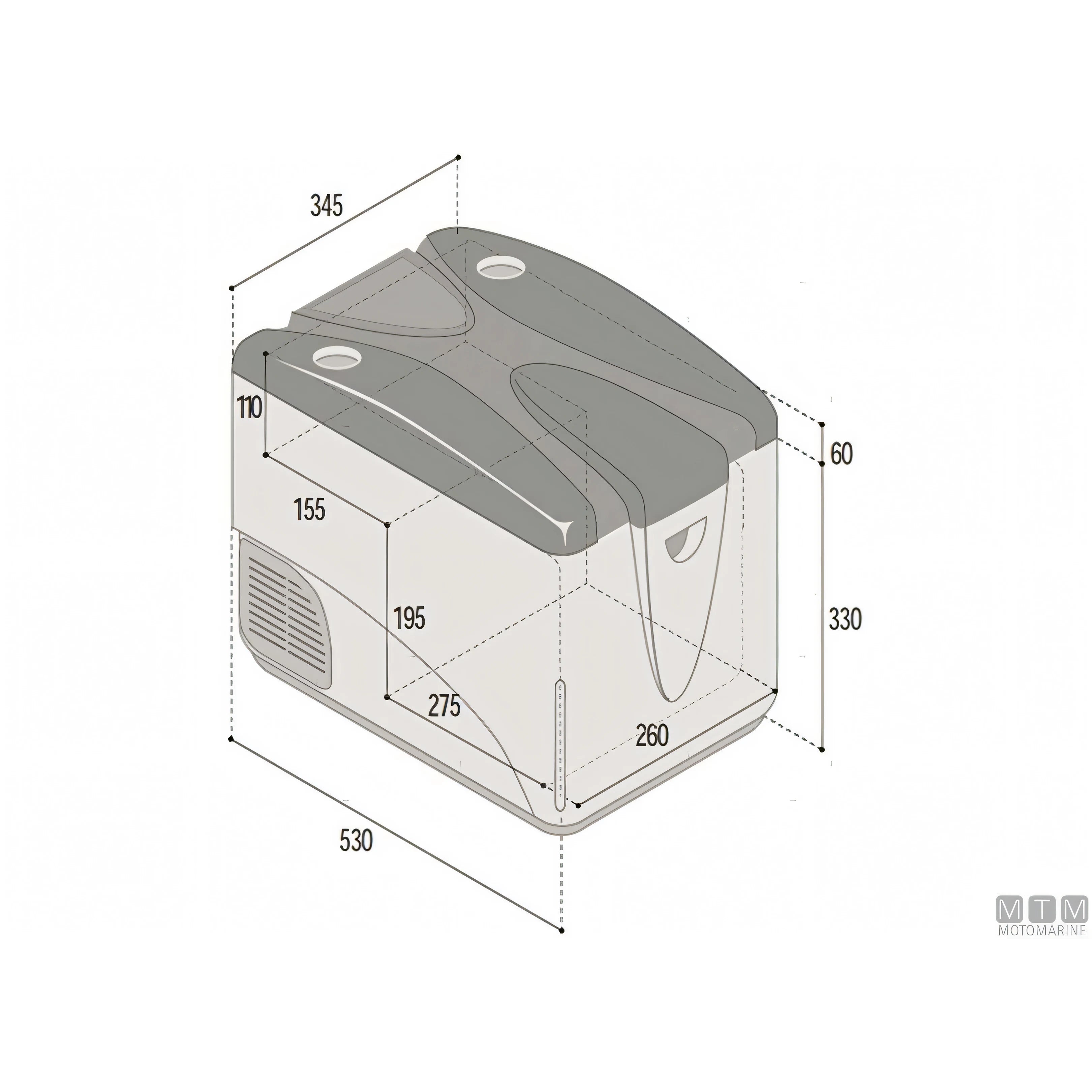 Vitrifrigo frigorifero portatile C29 29 litri — 12/24V