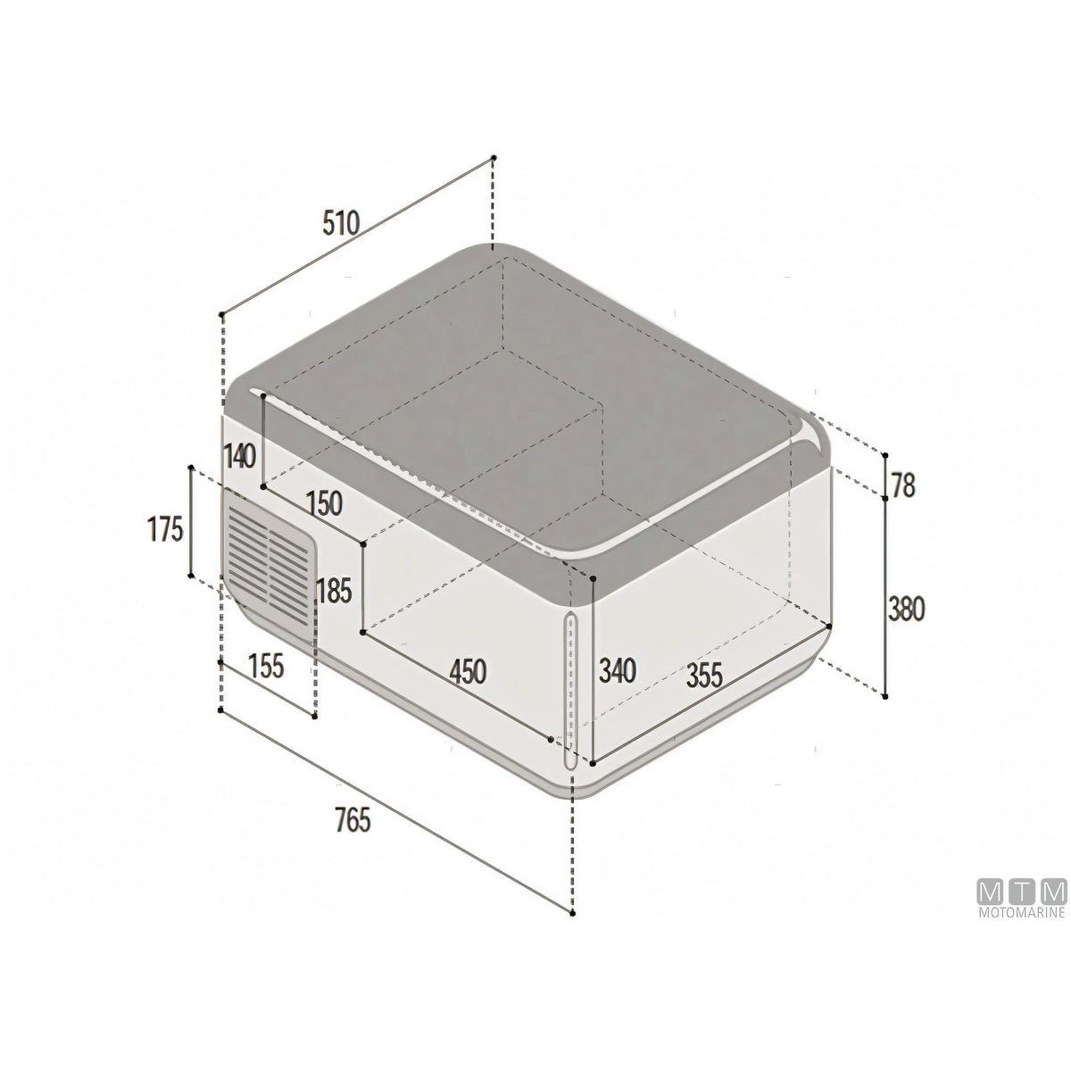 Vitrifrigo frigo freezer portatile C65 — Termostato digitale