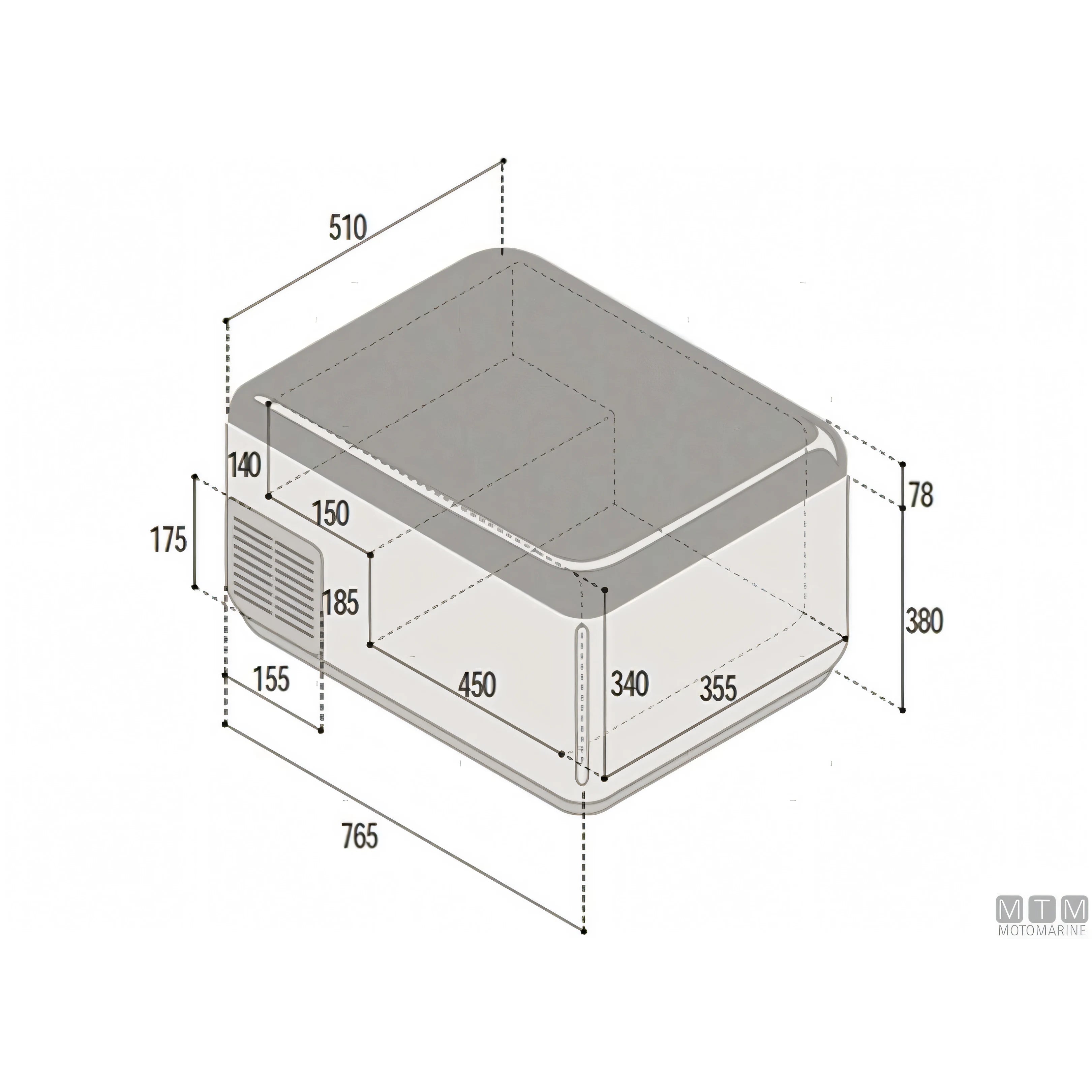 Vitrifrigo frigo freezer portatile C65 — Termostato digitale