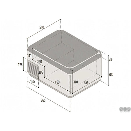 Vitrifrigo frigo freezer portatile C65 — Termostato meccanico