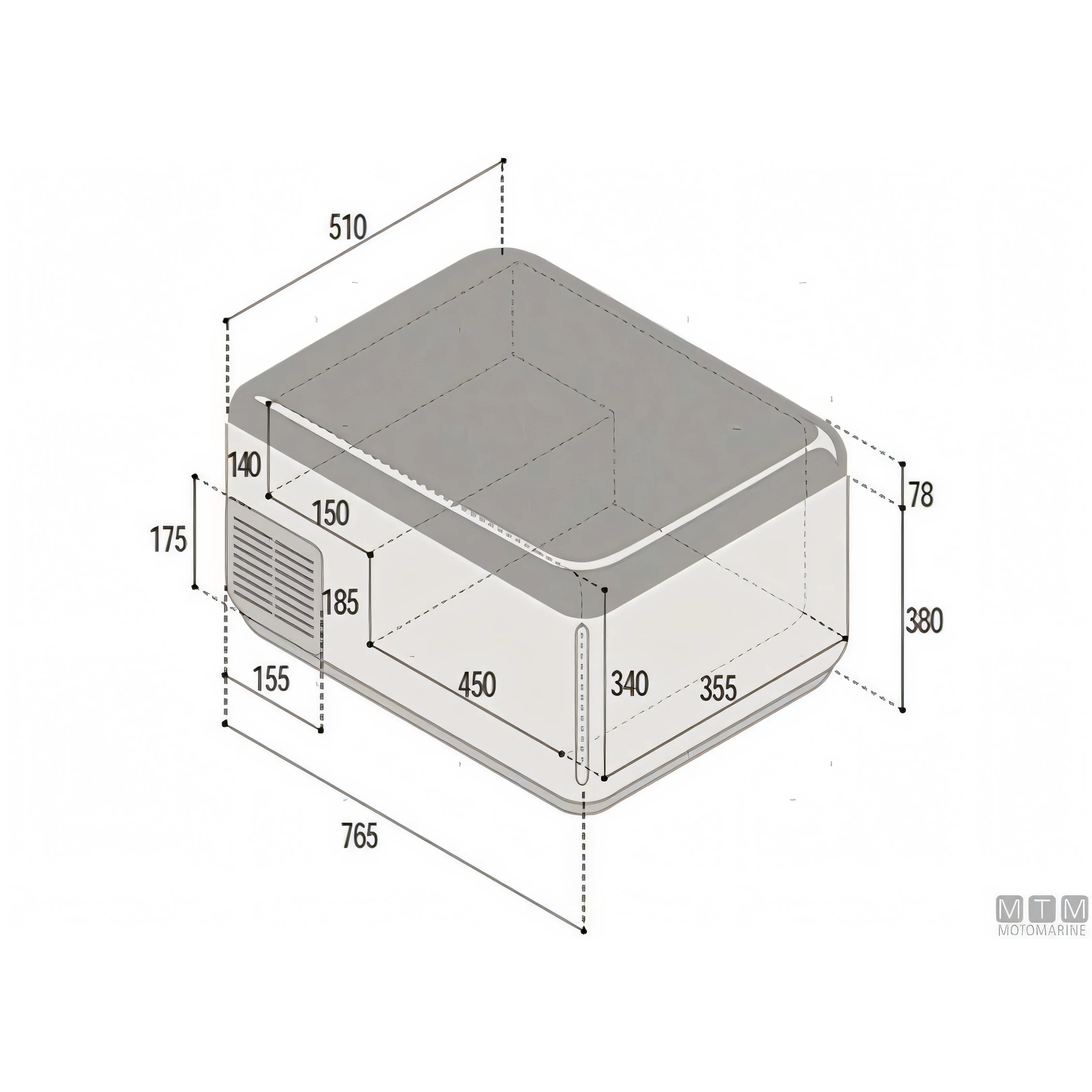 Vitrifrigo frigo freezer portatile C65 — Termostato meccanico