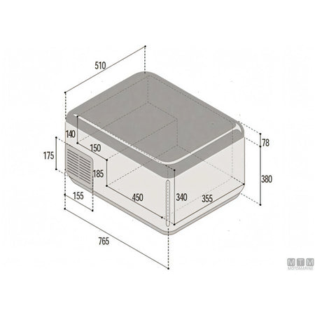 Vitrifrigo frigo freezer portatile C65 — Termostato meccanico