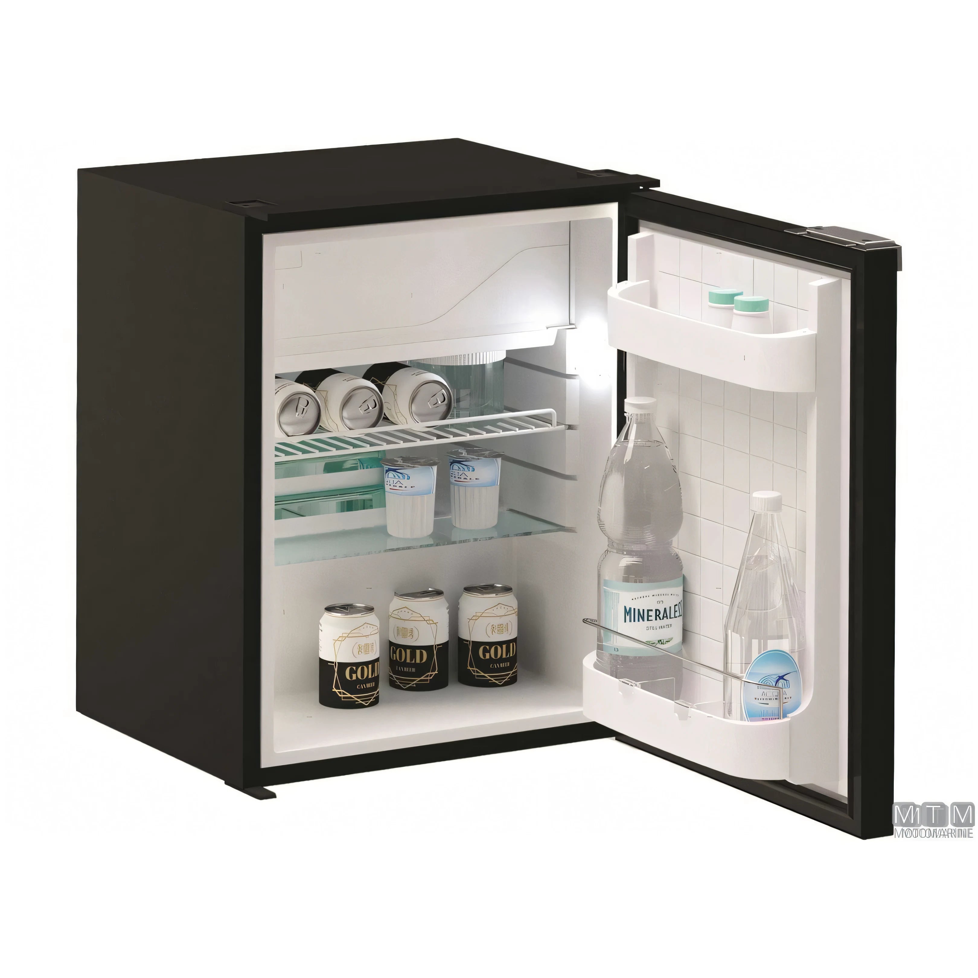 Frigorifero Vitrifrigo compressore interno serie C — 60L Nero