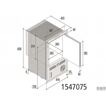 Vitrifrigo fabbricatore di ghiaccio VF IM CL OCX2 — CL Hydro
