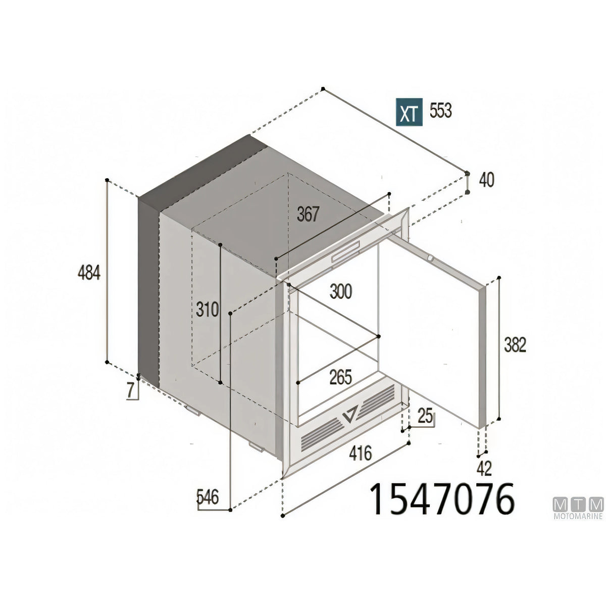 Vitrifrigo fabbricatore di ghiaccio VF IM CL OCX2 — CL Hydro