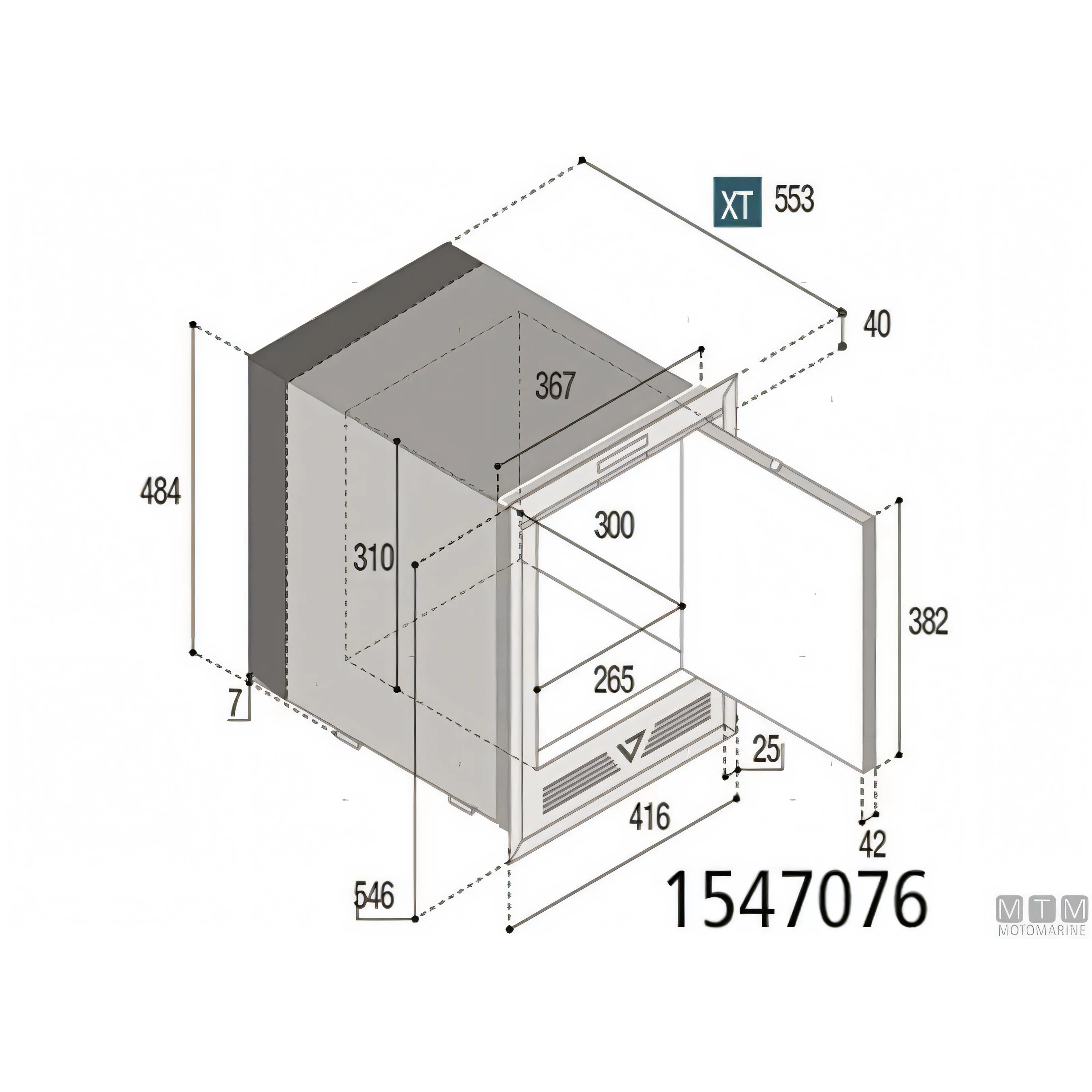 Vitrifrigo fabbricatore di ghiaccio VF IM CL OCX2 — CL Hydro