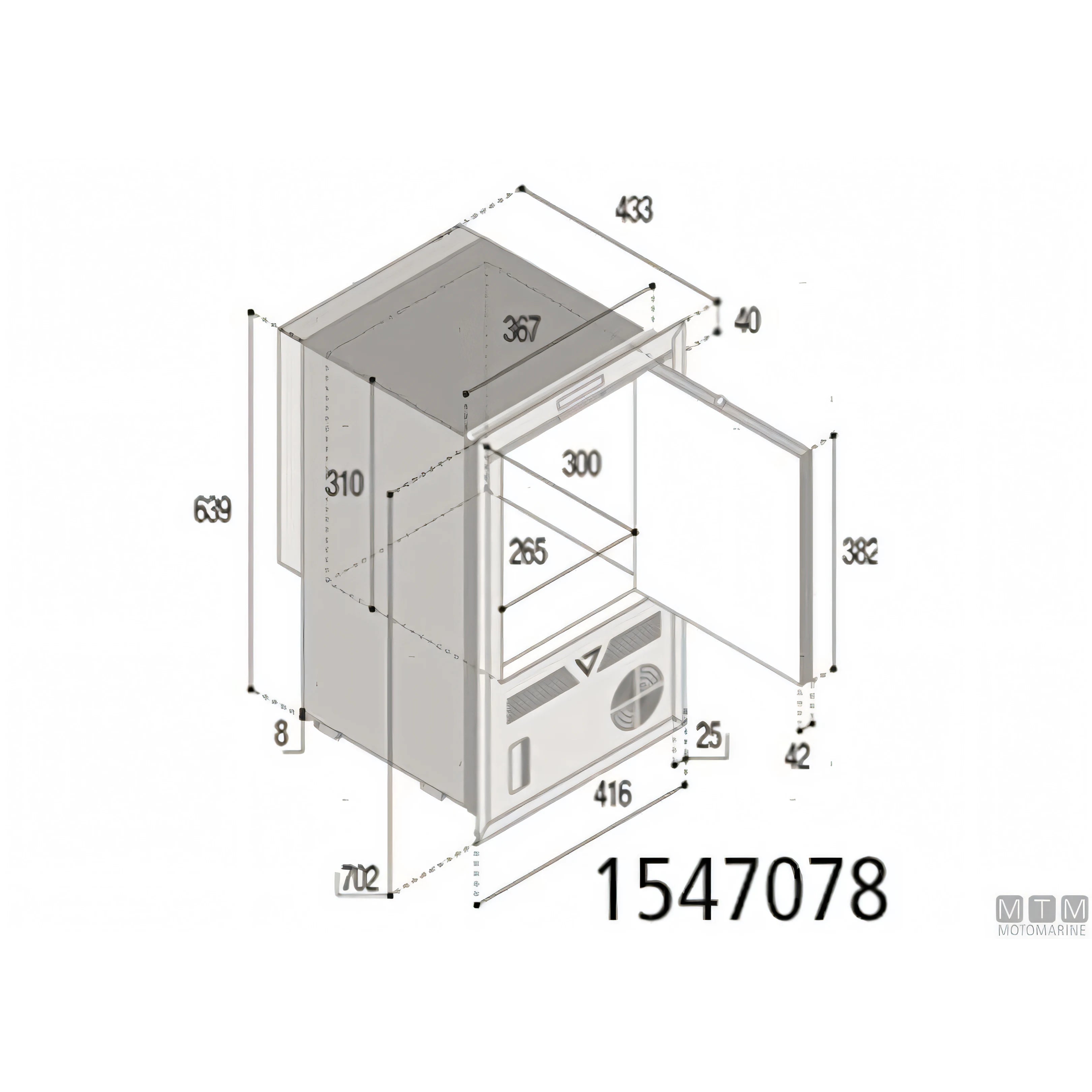 Vitrifrigo fabbricatore di ghiaccio VF IM CL OCX2 — CL Hydro