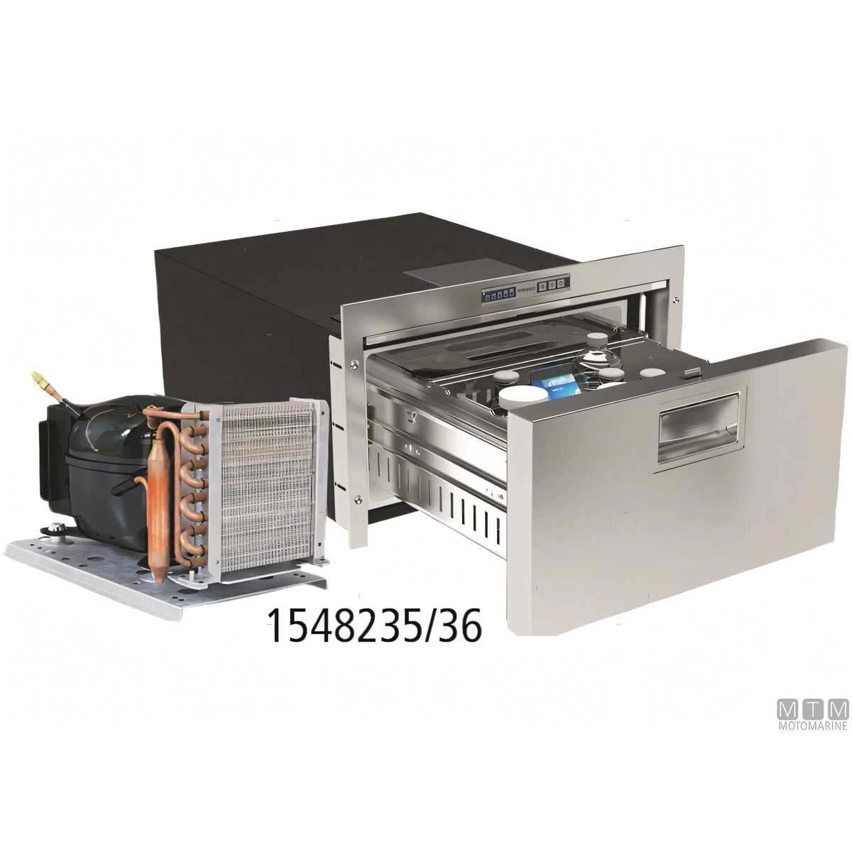 Vitrifrigo congelatore a cassetto DW35 acciaio inox — 35 L