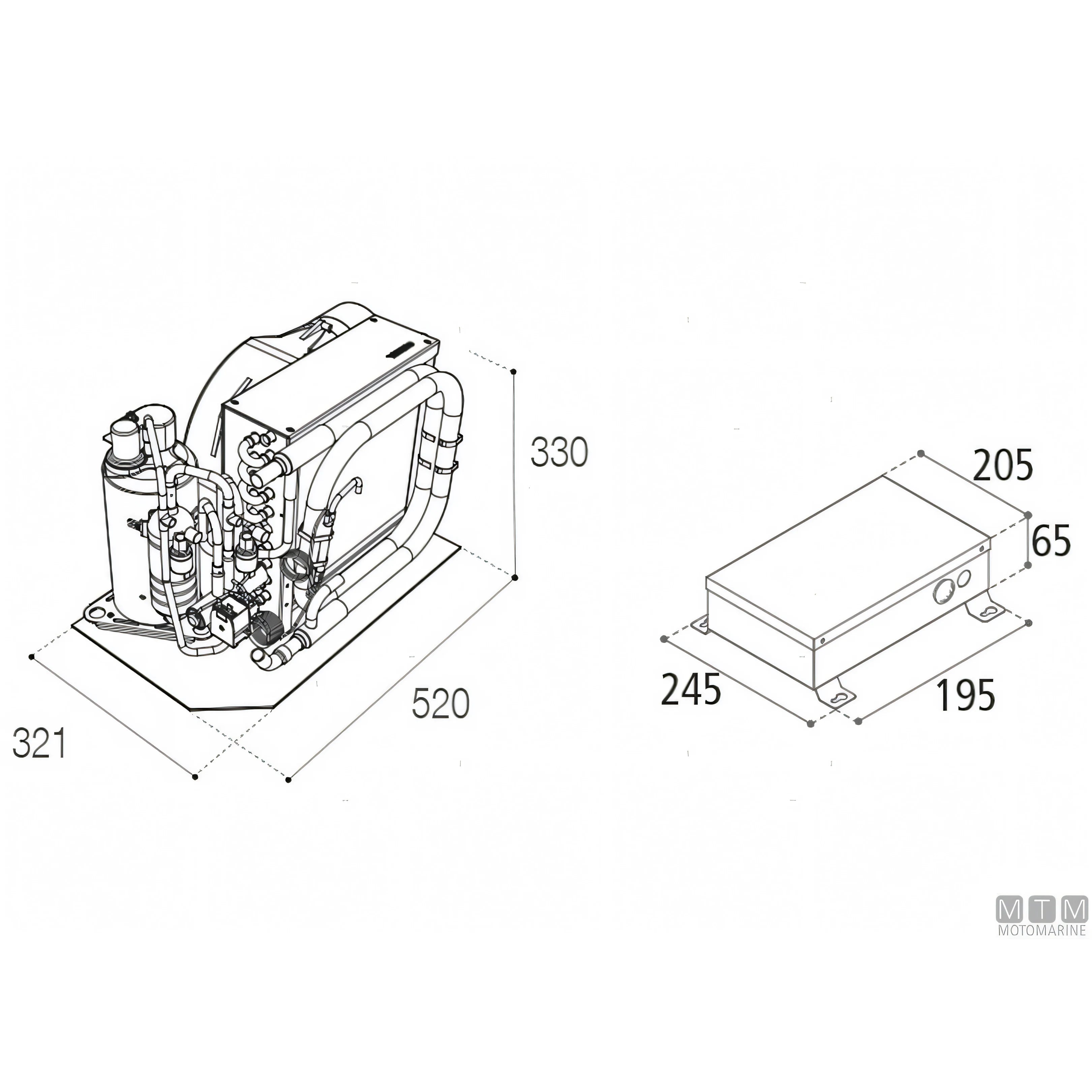 Vitrifrigo Climatizzatore MACS 12000 BTU/h — 12.000 BTU/h