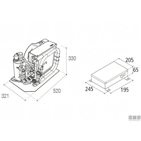 Vitrifrigo Climatizzatore MACS 12000 BTU/h — 12.000 BTU/h