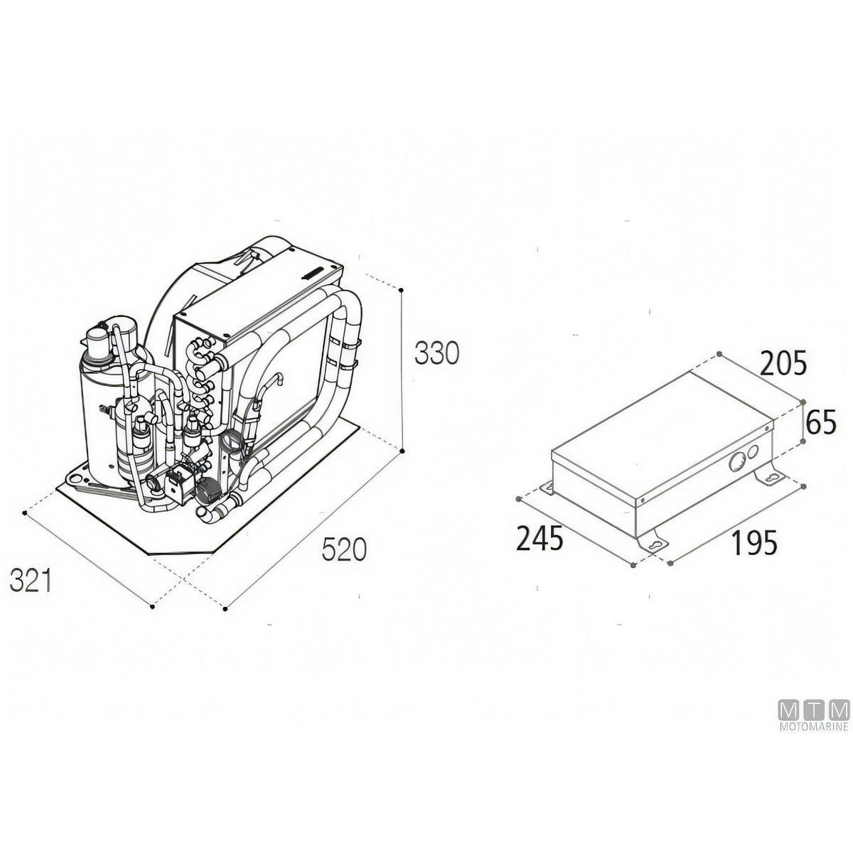 Vitrifrigo Climatizzatore MACS 12000 BTU/h — vista 2