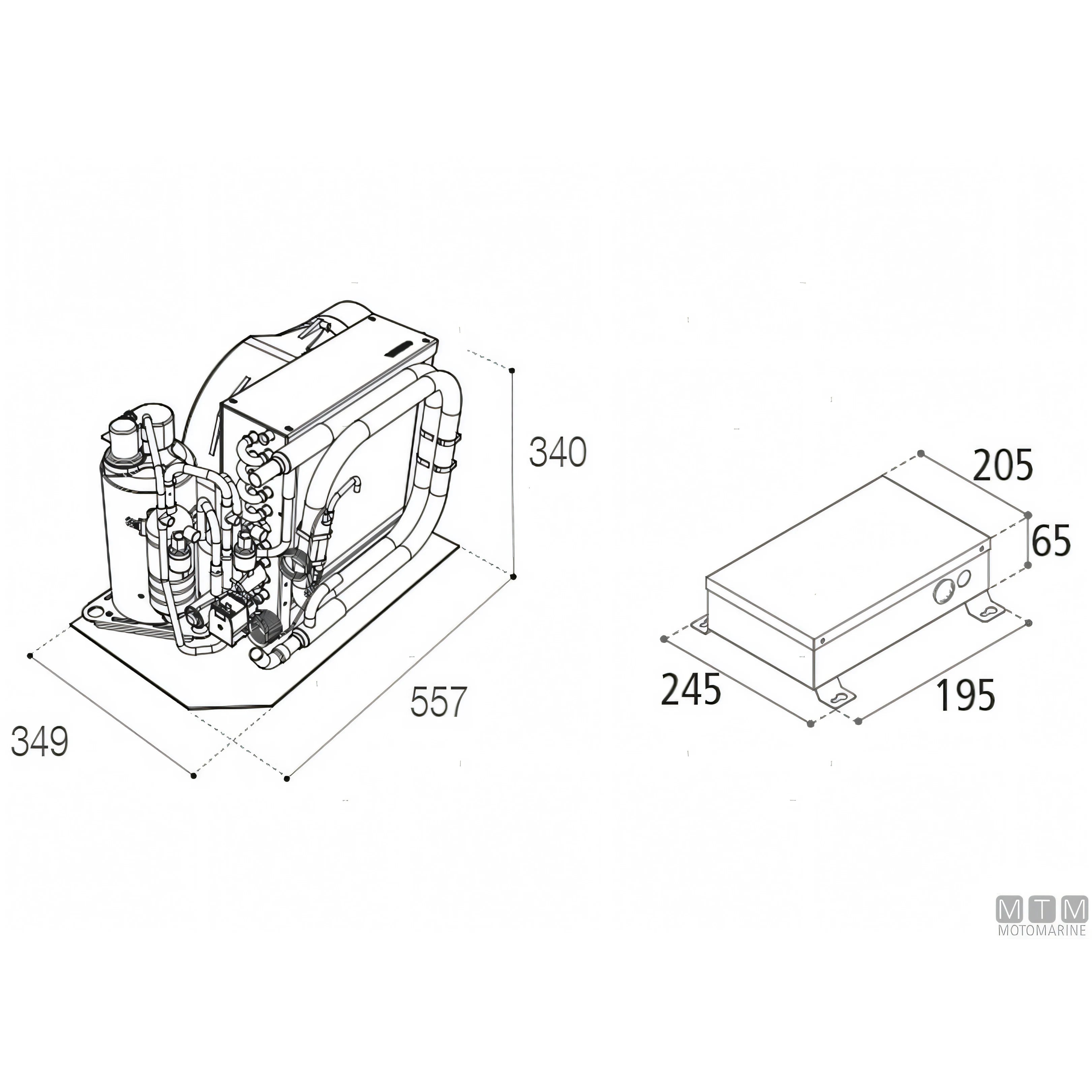 Climatizzatore Vitrifrigo MACS 16000 BTU/h — 16.000 BTU/h