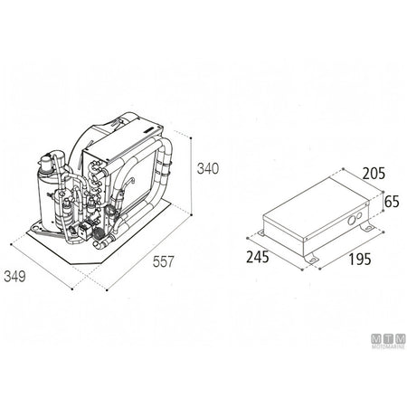 Climatizzatore Vitrifrigo MACS 16000 BTU/h — 16.000 BTU/h