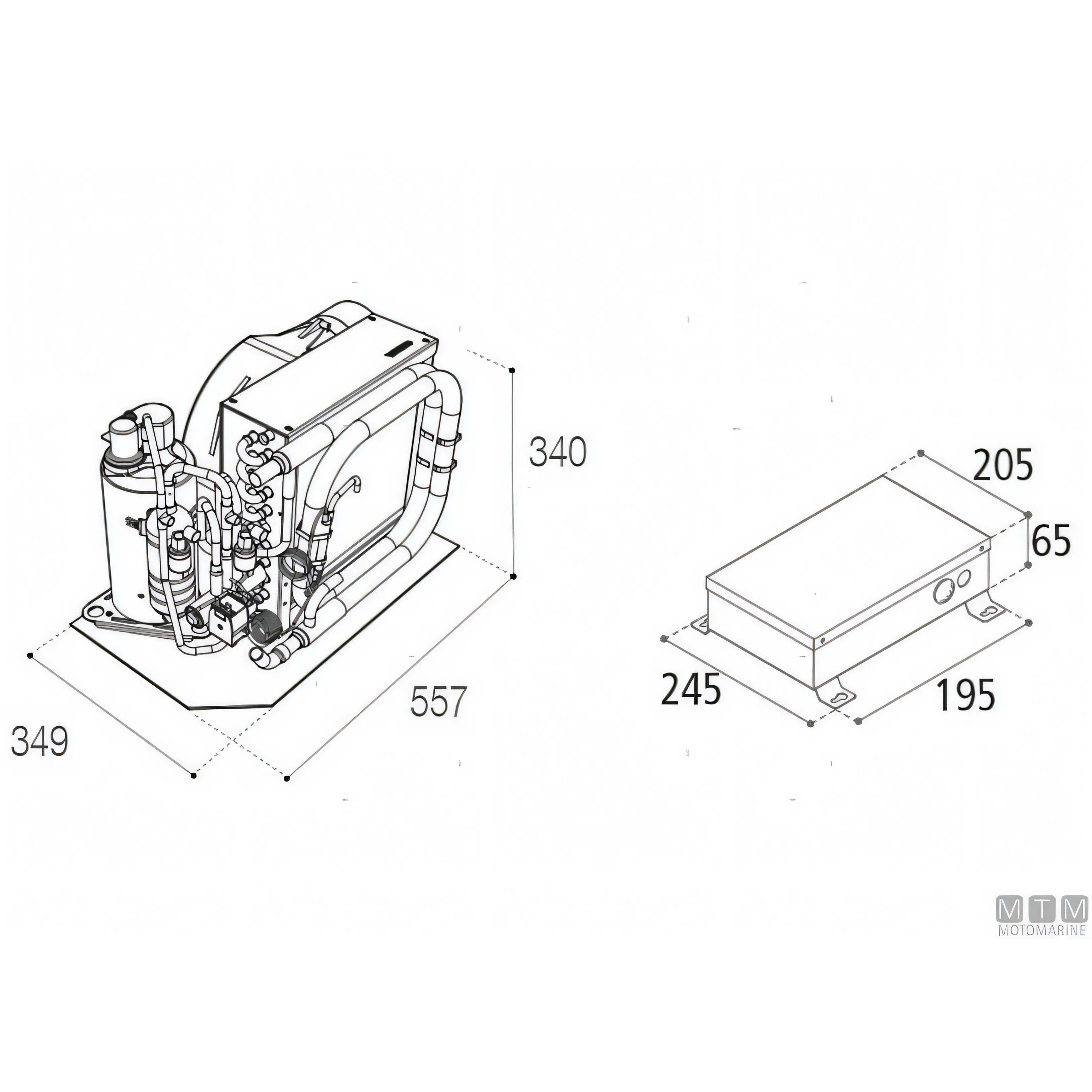 Climatizzatore Vitrifrigo MACS 16000 BTU/h — 16.000 BTU/h