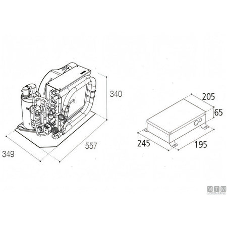 Climatizzatore Vitrifrigo MACS 16000 BTU/h — 16.000 BTU/h