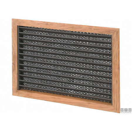 Griglia di aspirazione aria Vitrifrigo in teak — 250x250 mm