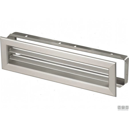 Griglia aria Dometic per climatizzatore marino — MN1 287x65mm Argento
