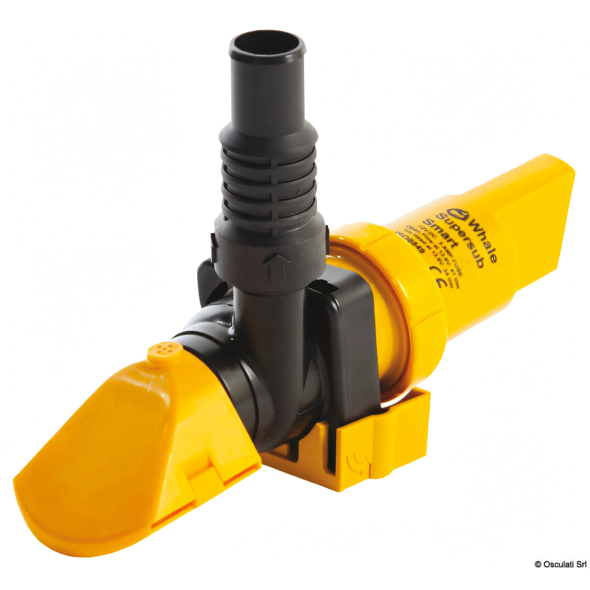 Pompa di sentina automatica Whale Supersub Smart 650 12V gialla e nera in plastica — vista 2