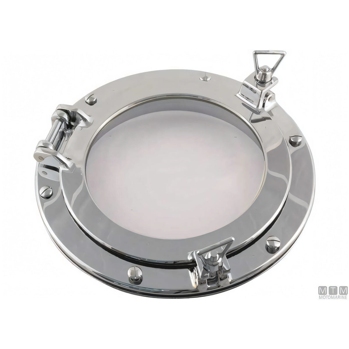 Foresti e Suardi oblò tondo alto in ottone cromato — Ø264 - H25mm