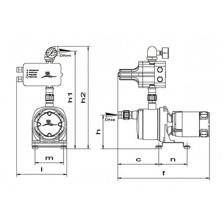Autoclave Gianneschi Ecoinox, disegno tecnico