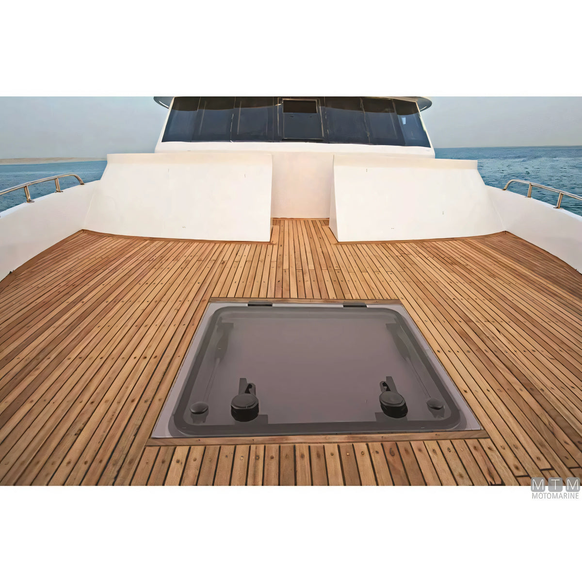 Motomarine osteriggio quadro G-Type filo ponte — 580 x 580 mm