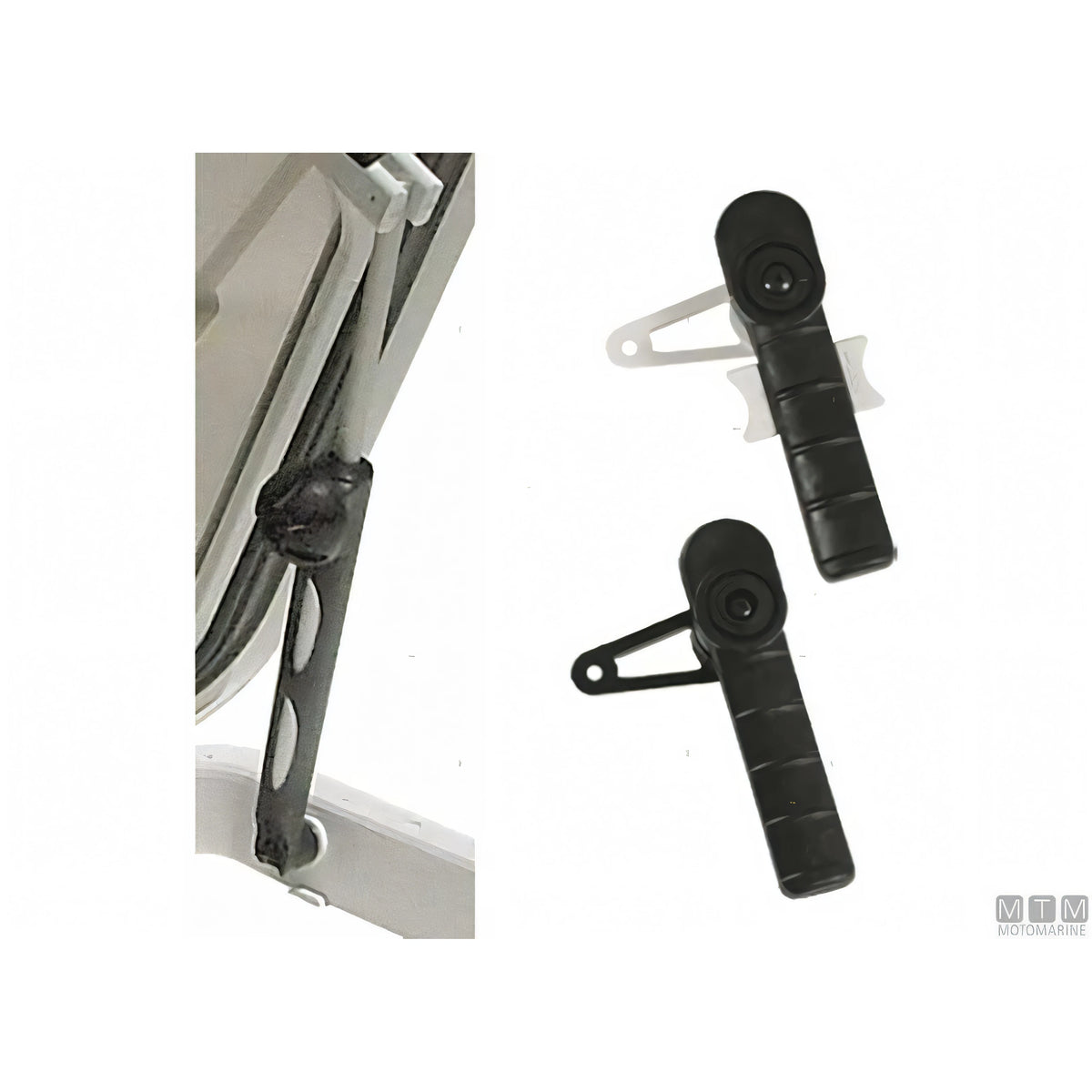 Motomarine ricambio osteriggio Jim Black in materiale plastico e acciaio inox — Compasso per rif. 1634215
