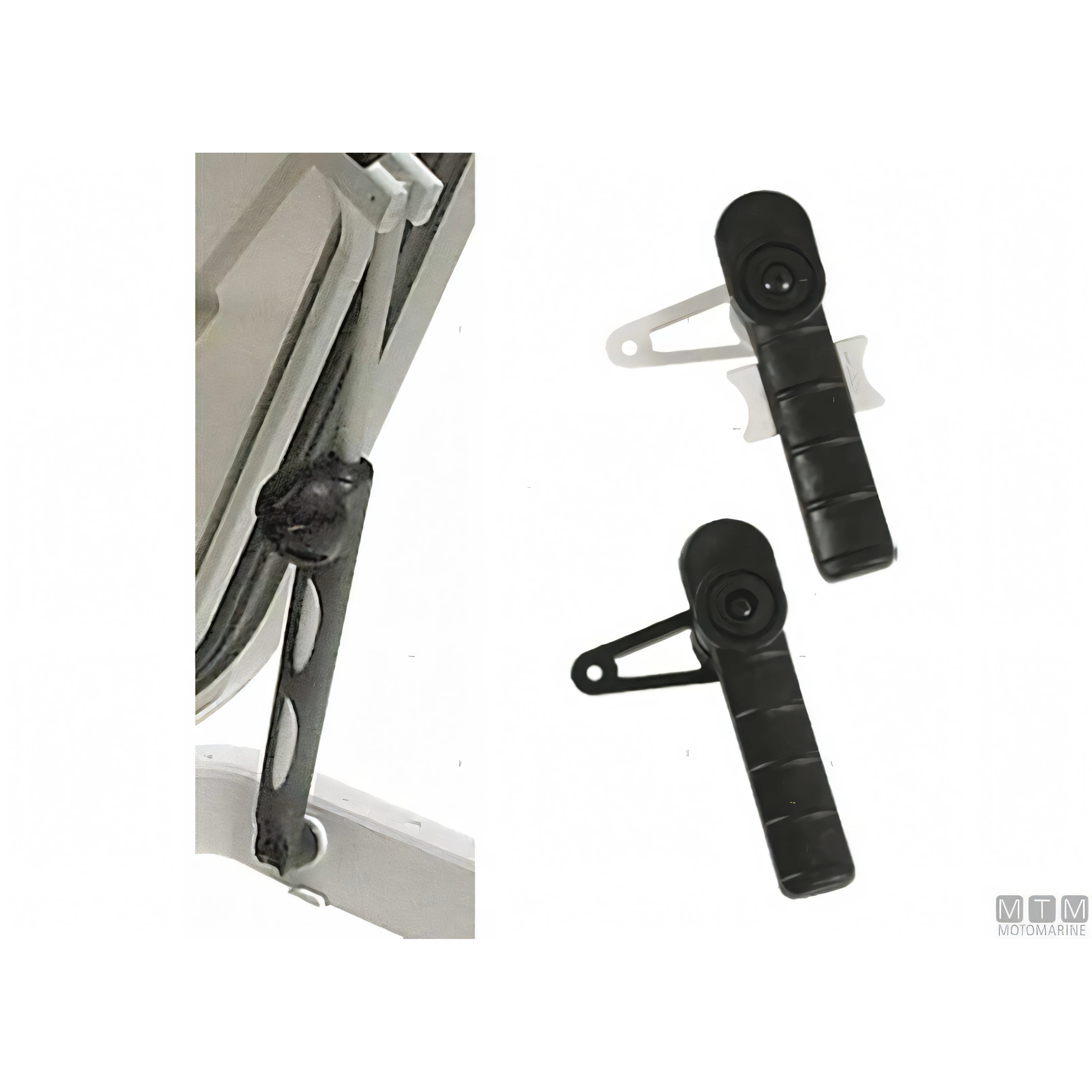 Motomarine ricambio osteriggio Jim Black in materiale plastico e acciaio inox — Compasso per rif. 1634215
