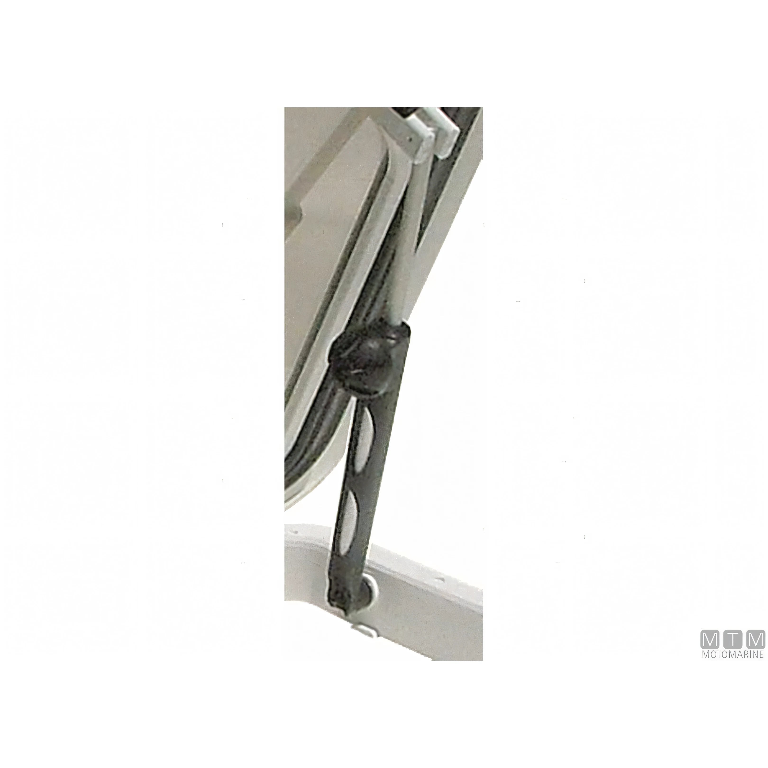 Motomarine ricambio osteriggio Jim Black in materiale plastico e acciaio inox — Compasso per rif. 1634217