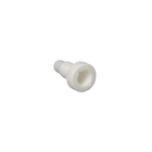 Scarico nylon bianco 1"-3/8 portagomma forma a fungo con flangia circolare senza valvola | Onautica