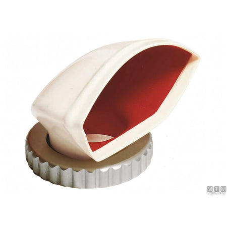 Vetus manica a vento low profile in silicone — H 111 mm