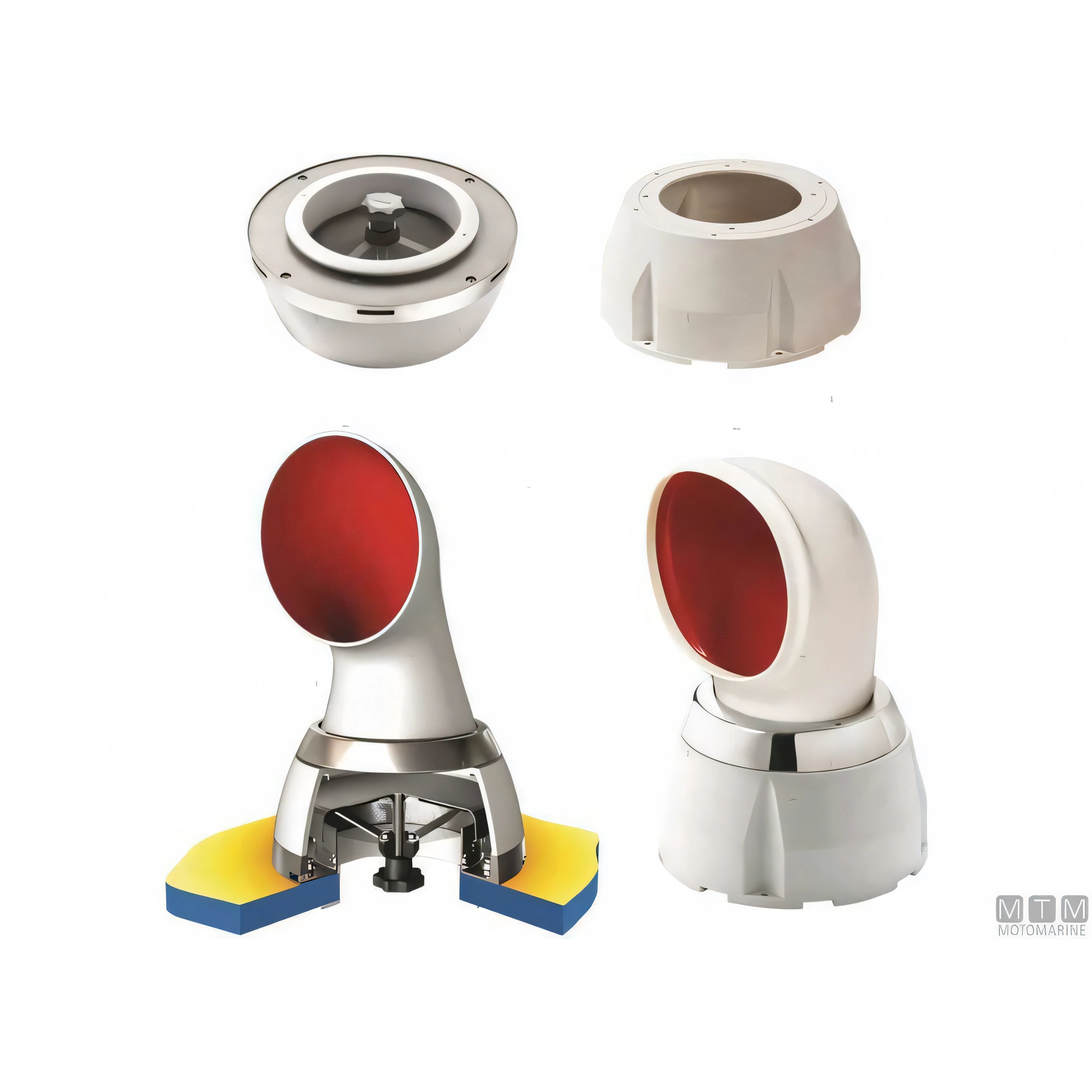 Vetus manica a vento low profile in silicone — H 111 mm