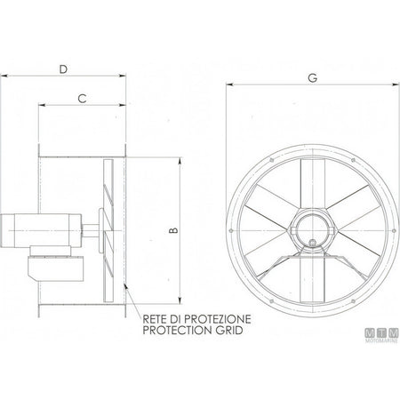 CEM aspiratore elicoidale VE 24V — vista 2