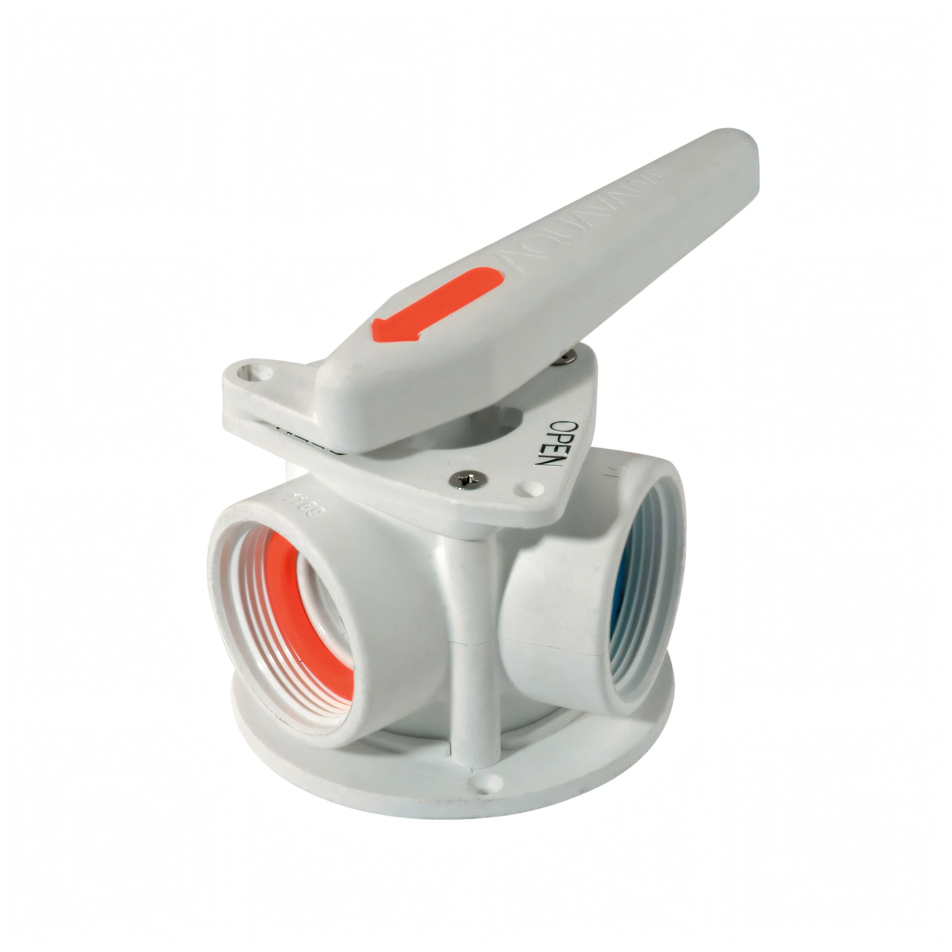 Rubinetto manuale a 3 vie Aquavalve Trudesign in nylon