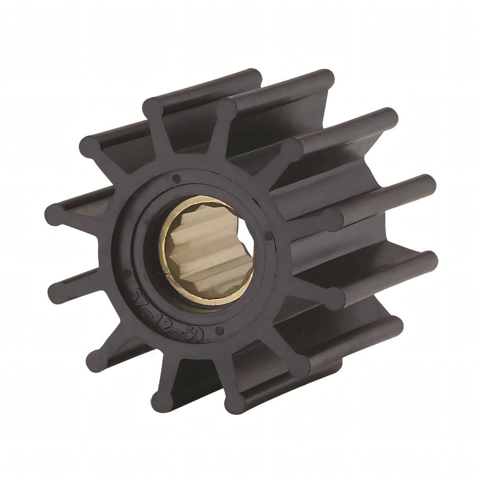 Girante Pompa Neoprene Ø57 · Ø int. 16 · H50 · 12 pale