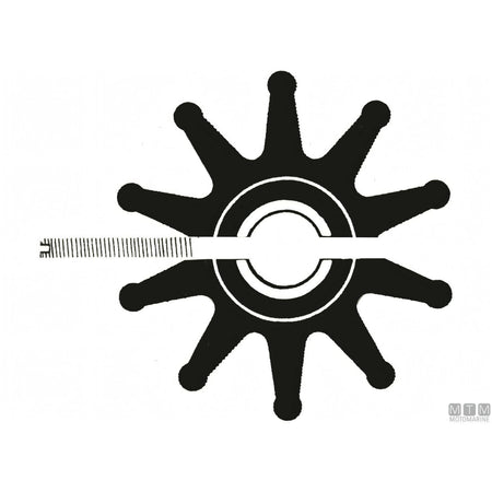 Girante Jabsco 51mm in neoprene — Rif. 18653-0001