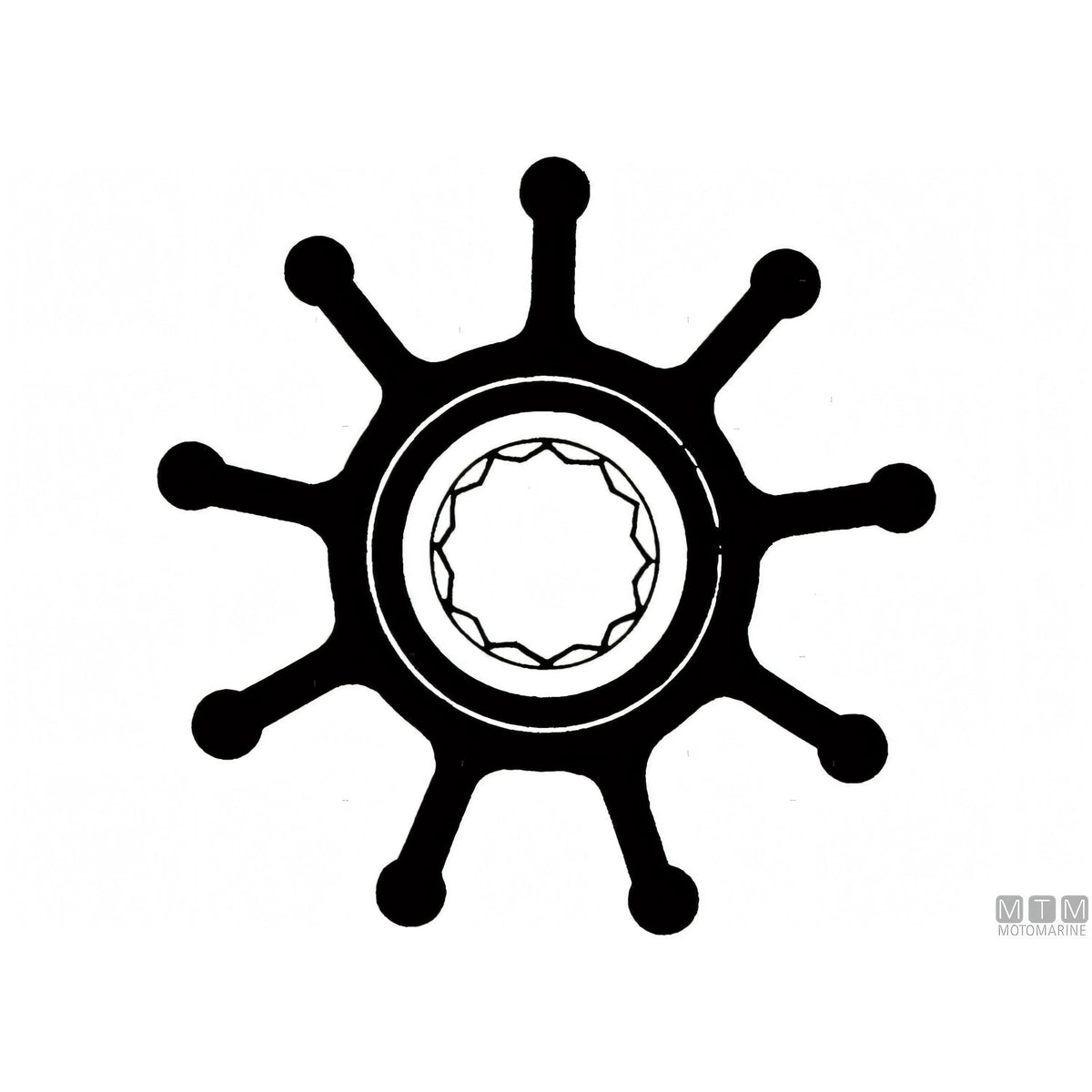 Jabsco girante 95mm Neoprene Nitrile — Neoprene