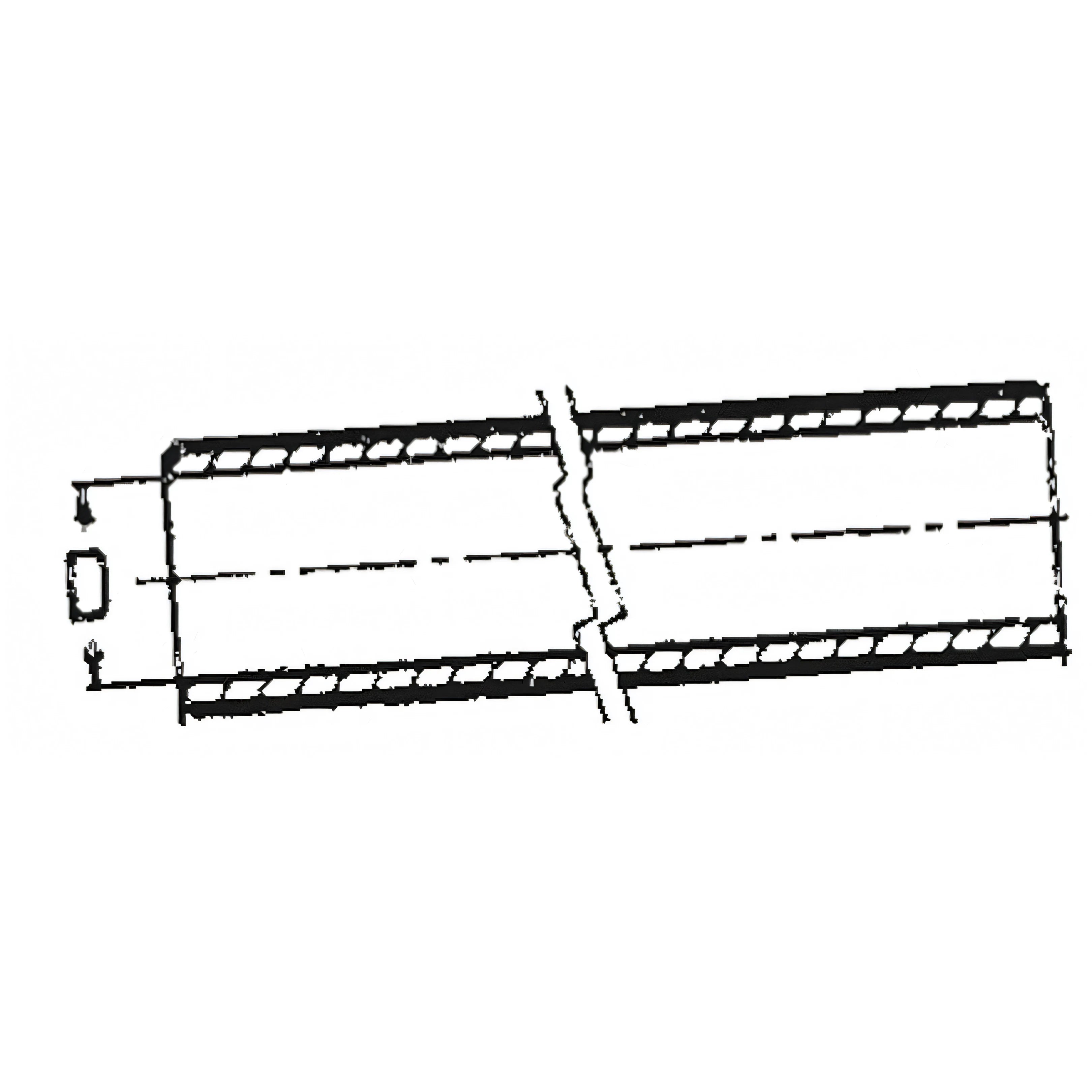 Tubo filettato Guidi, disegno tecnico