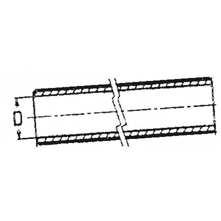 Tubo filettato Guidi, disegno tecnico
