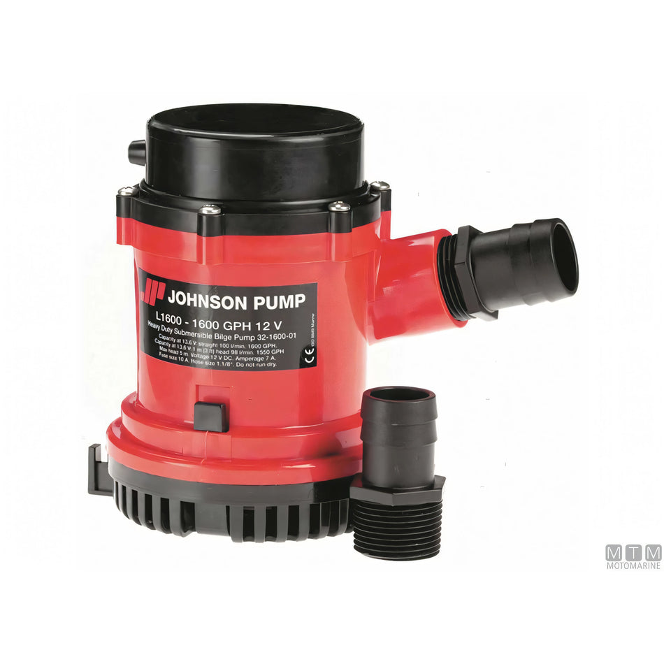 Pompa di sentina Johnson Heavy Duty sommergibile — Dura 1600 24V