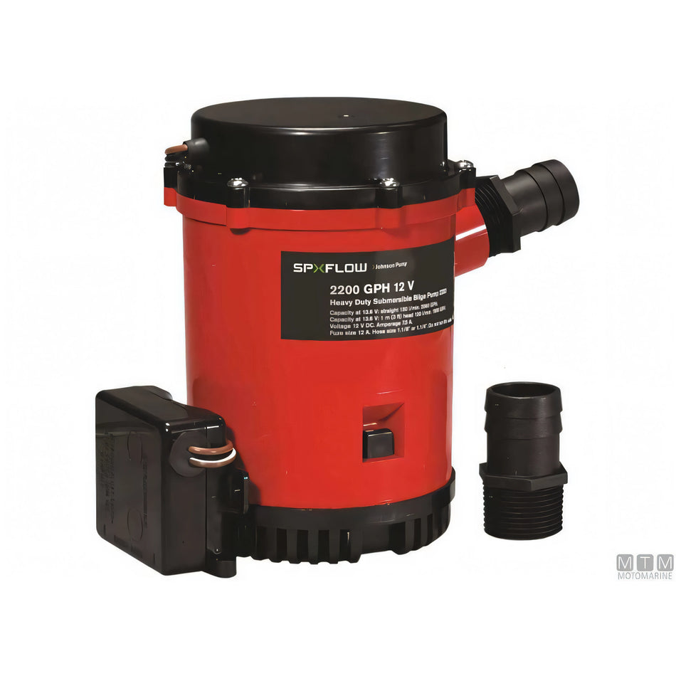 Johnson Pompa di Sentina Ultima Heavy Duty Combo — 1600 - 12V