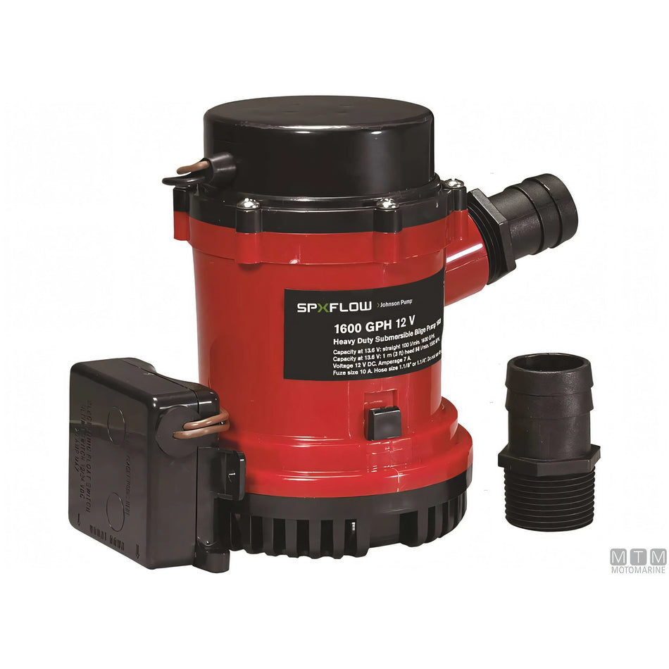 Johnson Pompa di Sentina Ultima Heavy Duty Combo — 1600 - 24V