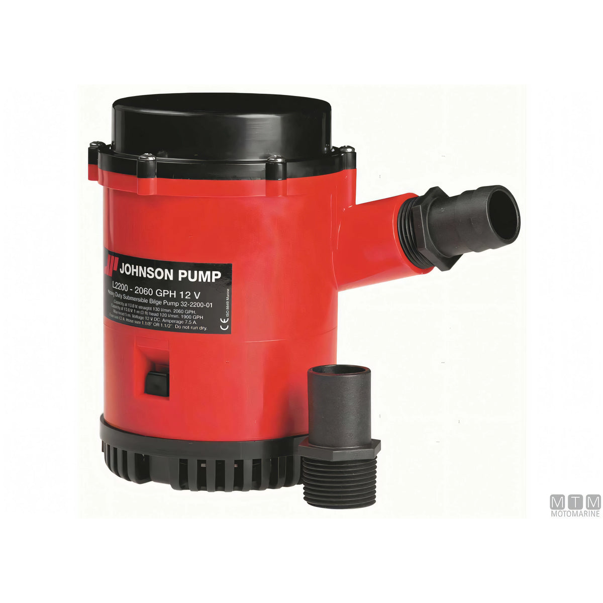 Pompa di sentina Johnson Heavy Duty sommergibile — Dura 2200 24V