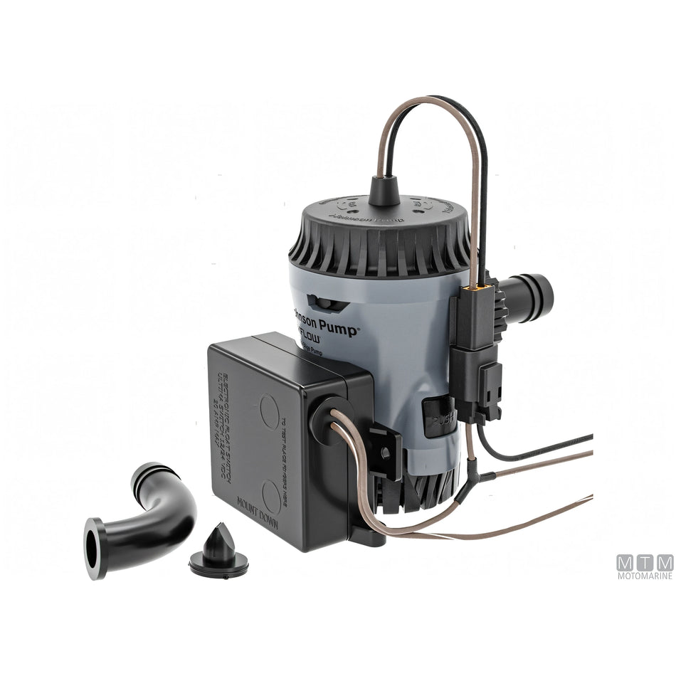 Pompa di sentina Johnson Aqua Void Combo automatica 12V — 38 l/min