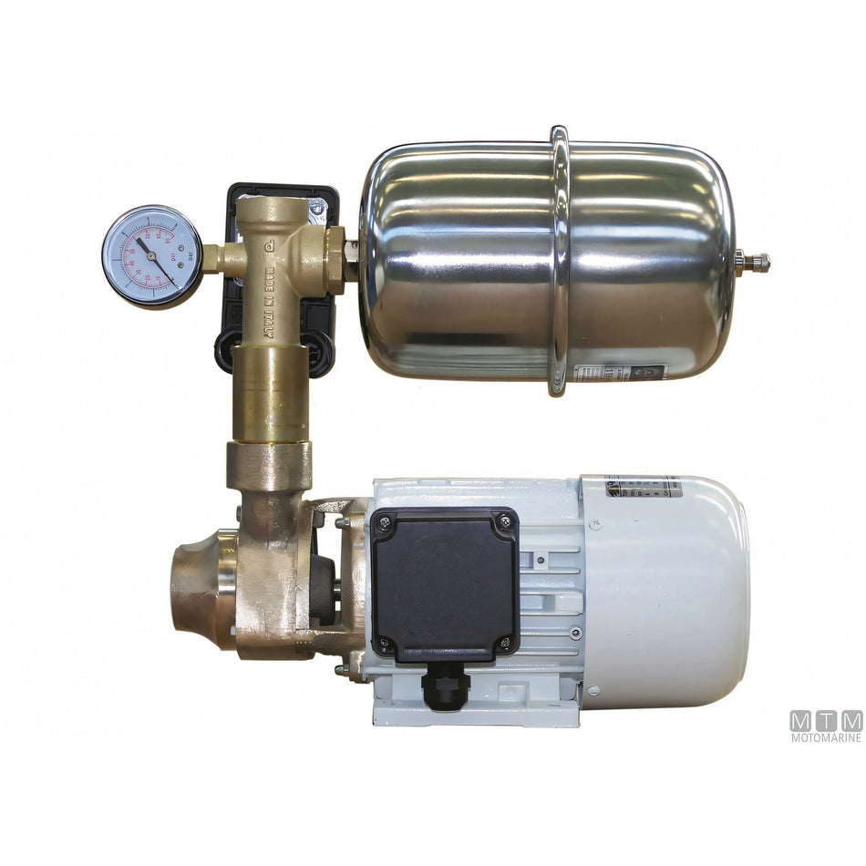 CEM Pompa autoclave PB/2X serbatoio acciaio inox pompa bronzo — 35 L/min - 12V